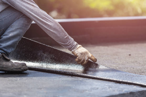 Professional Basement Waterproofing technician working in Shiloh, OH